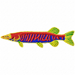 Fishes Embroidery Design 1 Fishes Embroidery Design 1